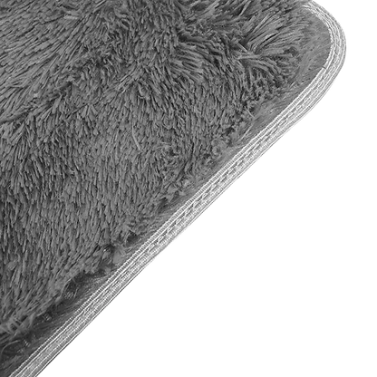 230x200cm Floor Rugs Large Shaggy Rug Area Carpet Bedroom Living Room Mat - Grey - Mekamart Australia