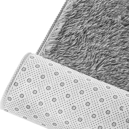 230x200cm Floor Rugs Large Shaggy Rug Area Carpet Bedroom Living Room Mat - Grey - Mekamart Australia