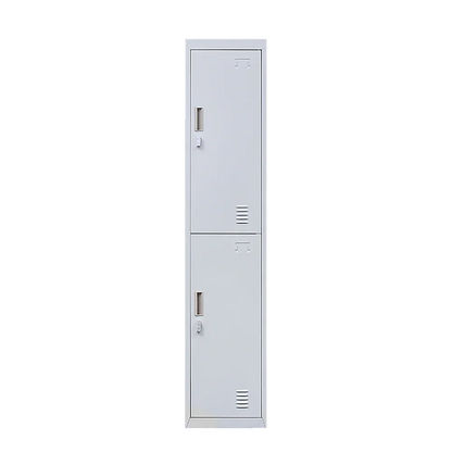 2-Door Vertical Locker for Office Gym Shed School Home Storage - Mekamart Australia