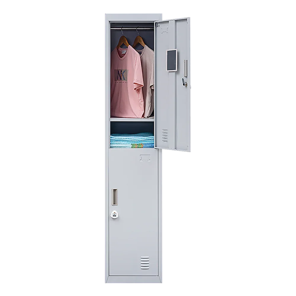 2-Door Vertical Locker for Office Gym Shed School Home Storage - Mekamart Australia