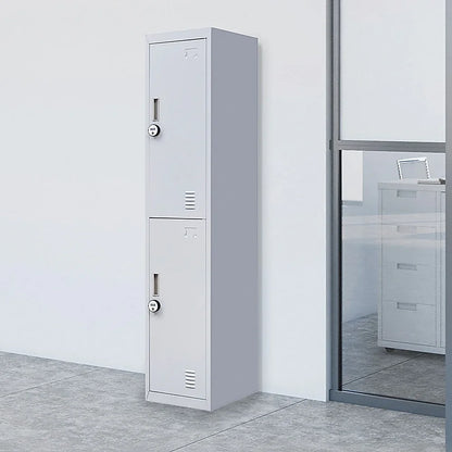 2-Door Vertical Locker for Office Gym Shed School Home Storage - Mekamart Australia