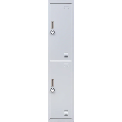 2-Door Vertical Locker for Office Gym Shed School Home Storage - Mekamart Australia