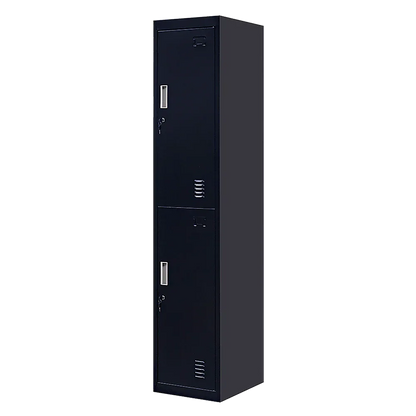 2-Door Vertical Locker for Office Gym Shed School Home Storage - Mekamart Australia