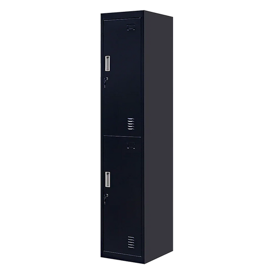 2-Door Vertical Locker for Office Gym Shed School Home Storage - Mekamart Australia