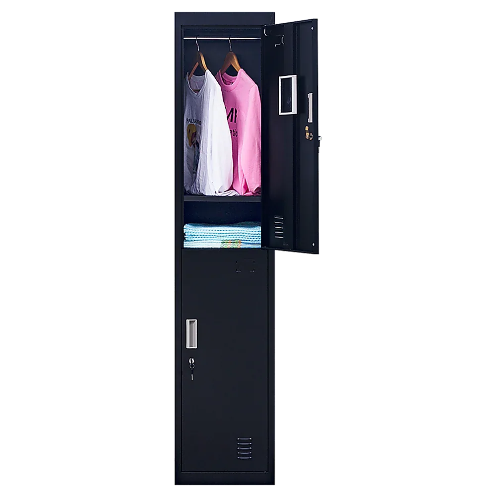 2-Door Vertical Locker for Office Gym Shed School Home Storage - Mekamart Australia