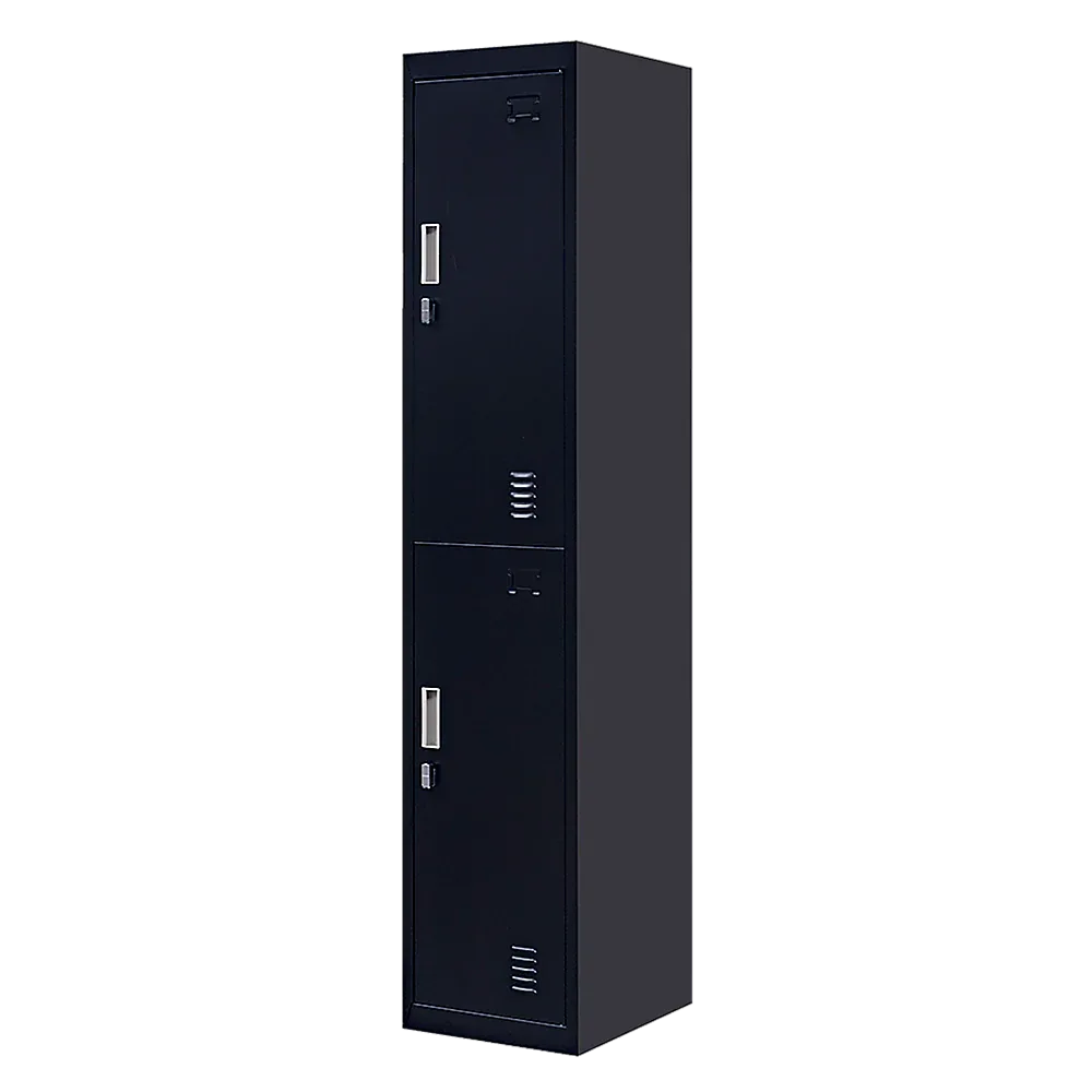 2-Door Vertical Locker for Office Gym Shed School Home Storage - Mekamart Australia