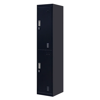 2-Door Vertical Locker for Office Gym Shed School Home Storage - Mekamart Australia