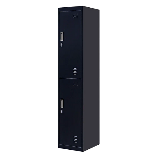 2-Door Vertical Locker for Office Gym Shed School Home Storage - Mekamart Australia