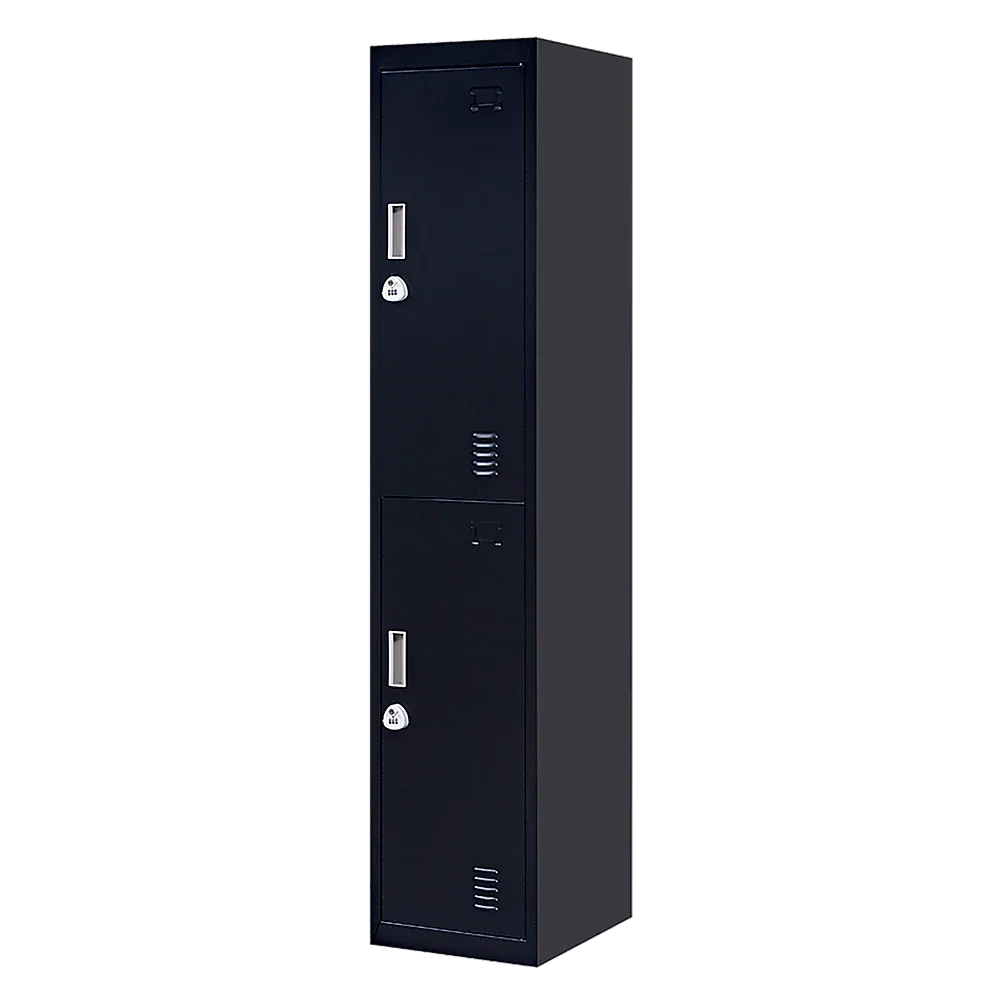 2-Door Vertical Locker for Office Gym Shed School Home Storage - Mekamart Australia