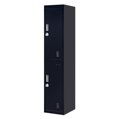 2-Door Vertical Locker for Office Gym Shed School Home Storage - Mekamart Australia