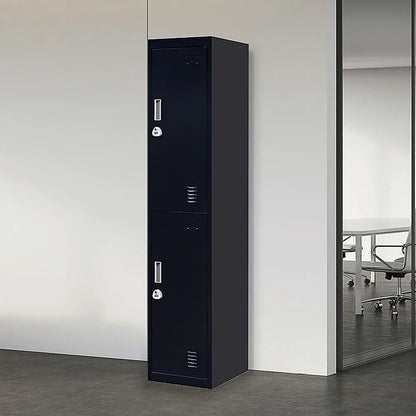 2-Door Vertical Locker for Office Gym Shed School Home Storage - Mekamart Australia