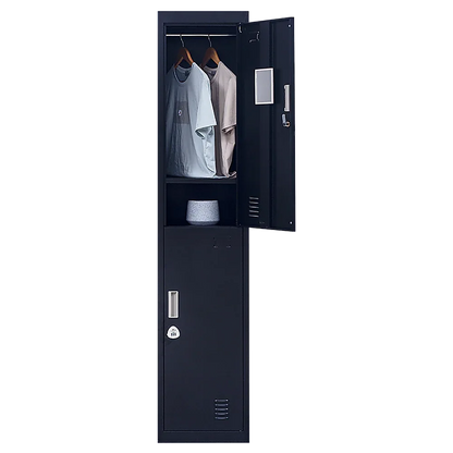 2-Door Vertical Locker for Office Gym Shed School Home Storage - Mekamart Australia