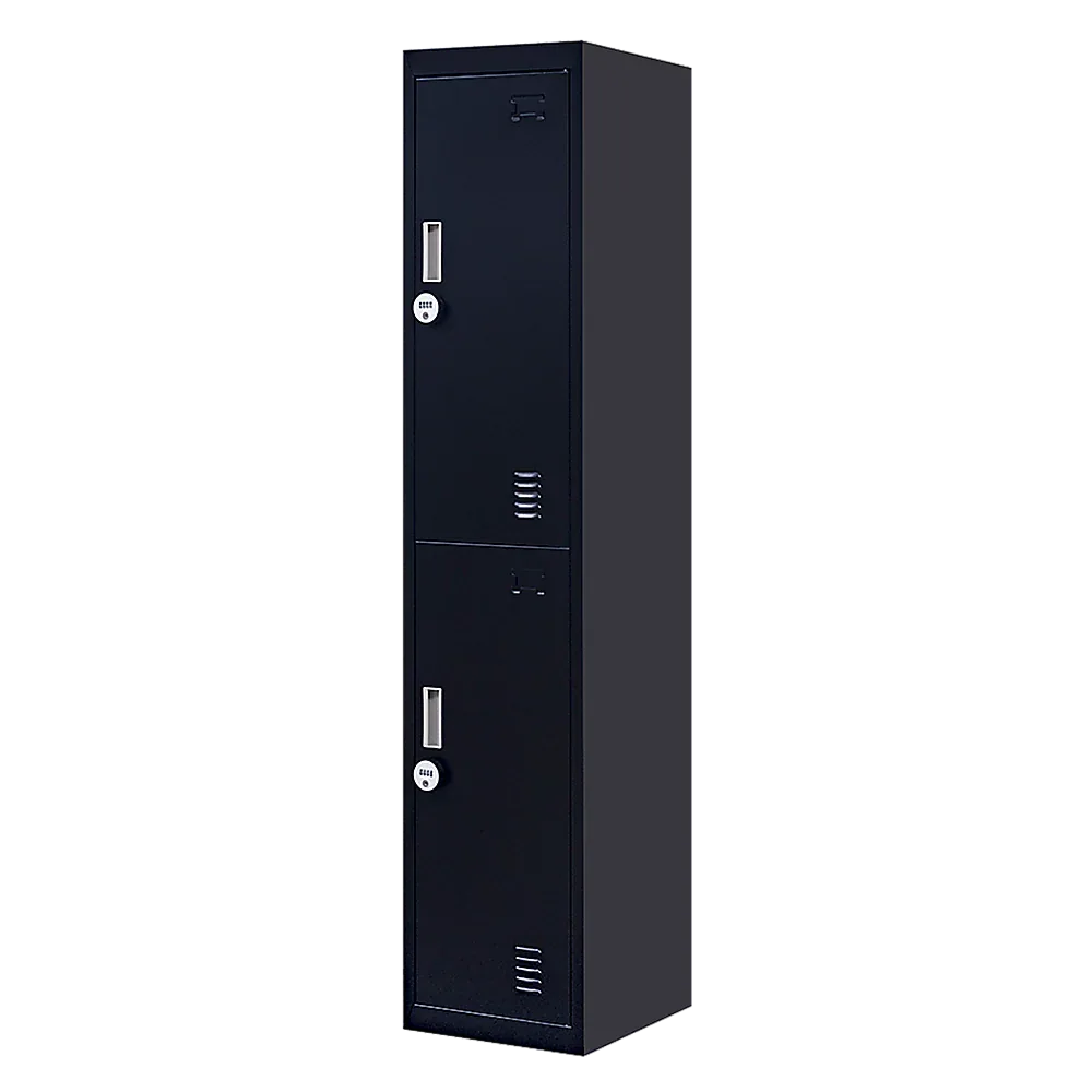 2-Door Vertical Locker for Office Gym Shed School Home Storage - Mekamart Australia