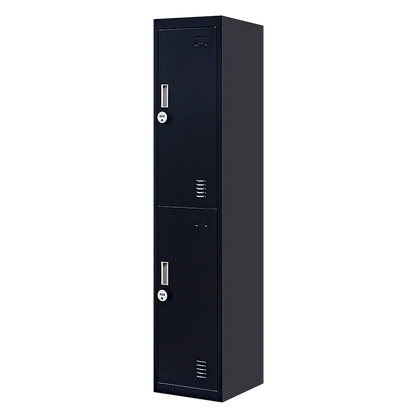 2-Door Vertical Locker for Office Gym Shed School Home Storage - Mekamart Australia