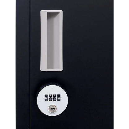 2-Door Vertical Locker for Office Gym Shed School Home Storage - Mekamart Australia