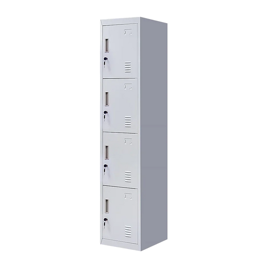 4-Door Vertical Locker for Office Gym Shed School Home Storage - Mekamart Australia