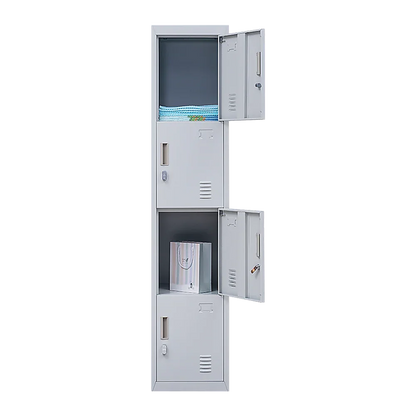 4-Door Vertical Locker for Office Gym Shed School Home Storage - Mekamart Australia