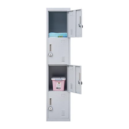 4-Door Vertical Locker for Office Gym Shed School Home Storage - Mekamart Australia