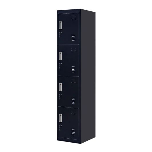 4-Door Vertical Locker for Office Gym Shed School Home Storage - Mekamart Australia