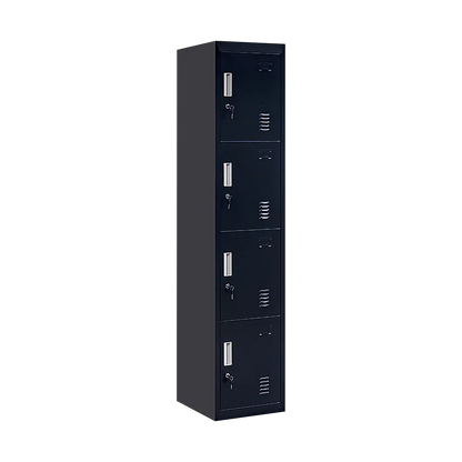 4-Door Vertical Locker for Office Gym Shed School Home Storage - Mekamart Australia