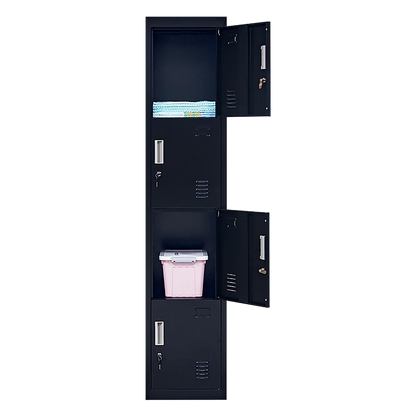 4-Door Vertical Locker for Office Gym Shed School Home Storage - Mekamart Australia