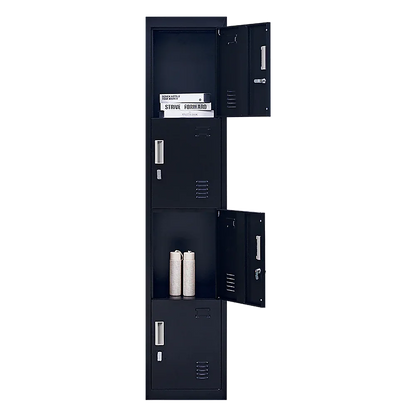 4-Door Vertical Locker for Office Gym Shed School Home Storage - Mekamart Australia