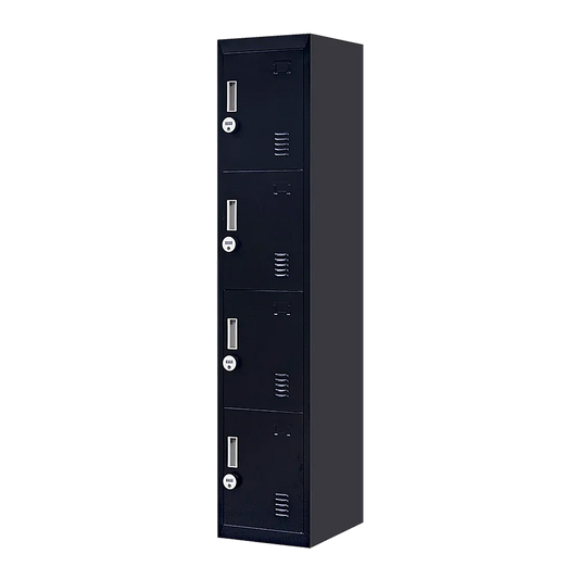 4-Door Vertical Locker for Office Gym Shed School Home Storage - Mekamart Australia