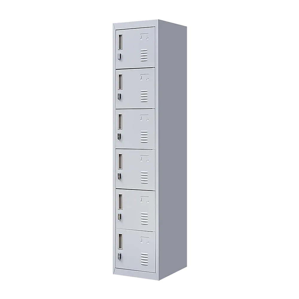 6-Door Locker for Office Gym Shed School Home Storage - Mekamart Australia