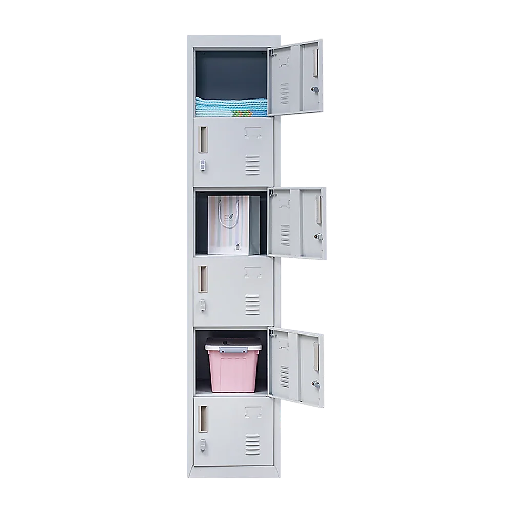 6-Door Locker for Office Gym Shed School Home Storage - Mekamart Australia