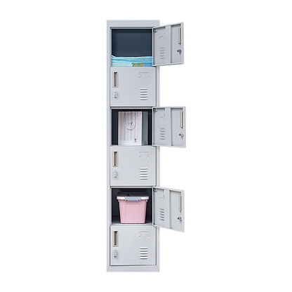 6-Door Locker for Office Gym Shed School Home Storage - Mekamart Australia