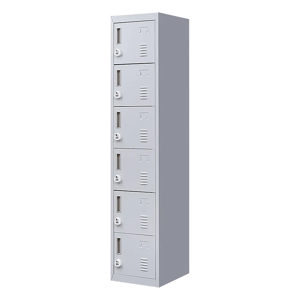 6-Door Locker for Office Gym Shed School Home Storage - Mekamart Australia