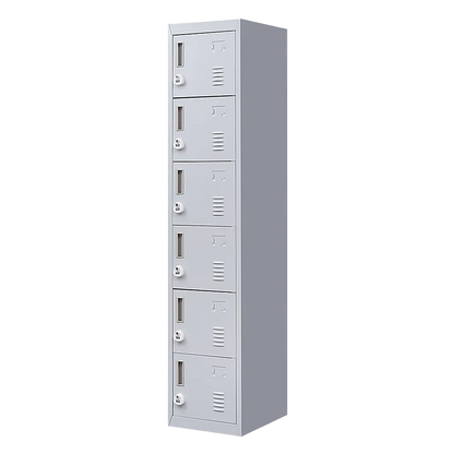 6-Door Locker for Office Gym Shed School Home Storage - Mekamart Australia