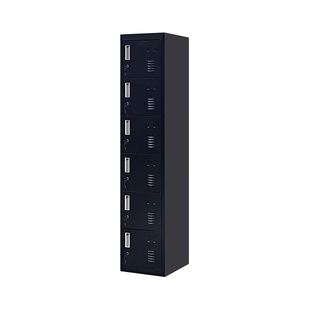 6-Door Locker for Office Gym Shed School Home Storage - Mekamart Australia