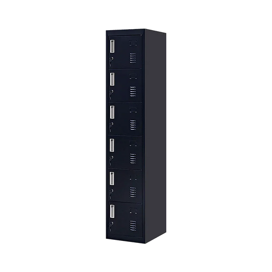 6-Door Locker for Office Gym Shed School Home Storage - Mekamart Australia