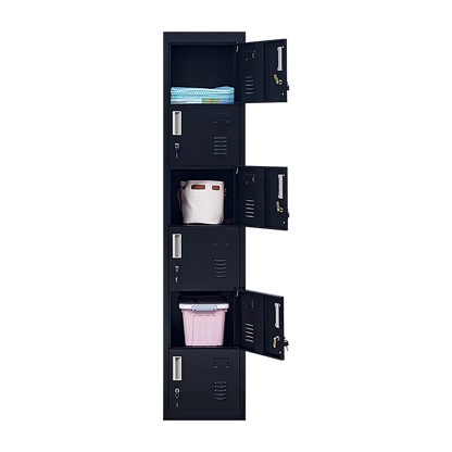 6-Door Locker for Office Gym Shed School Home Storage - Mekamart Australia