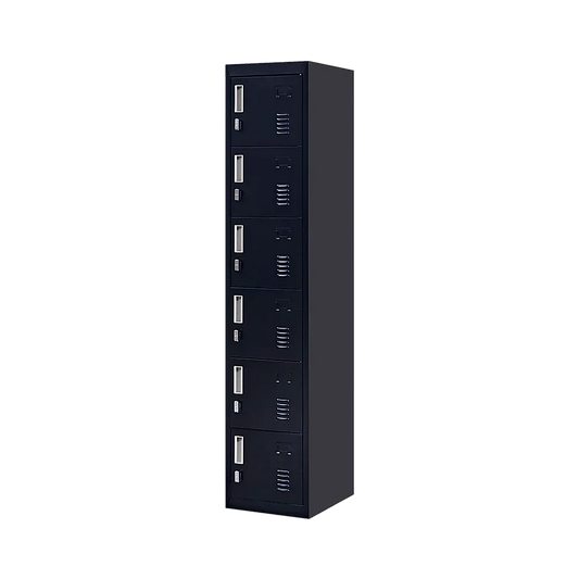 6-Door Locker for Office Gym Shed School Home Storage - Mekamart Australia