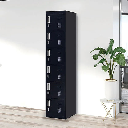 6-Door Locker for Office Gym Shed School Home Storage - Mekamart Australia