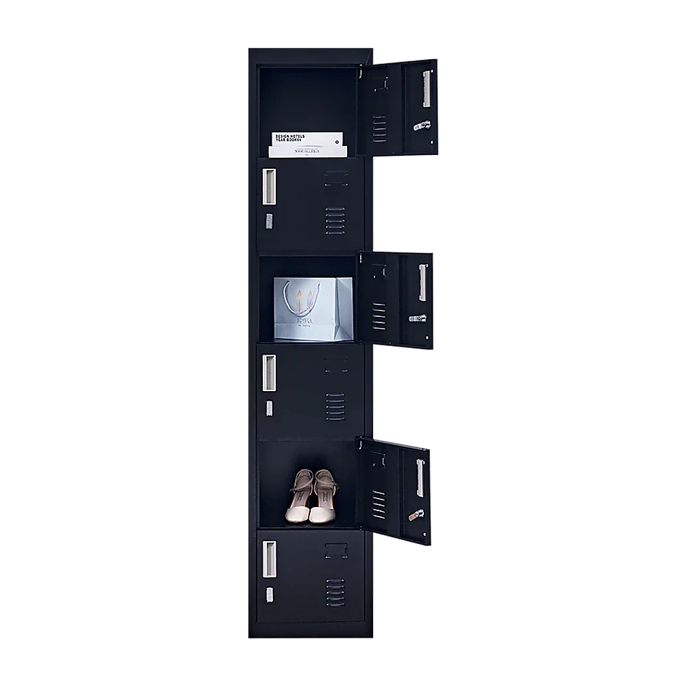 6-Door Locker for Office Gym Shed School Home Storage - Mekamart Australia