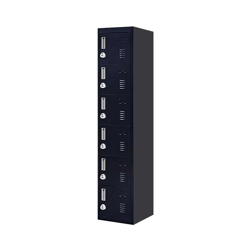 6-Door Locker for Office Gym Shed School Home Storage - Mekamart Australia