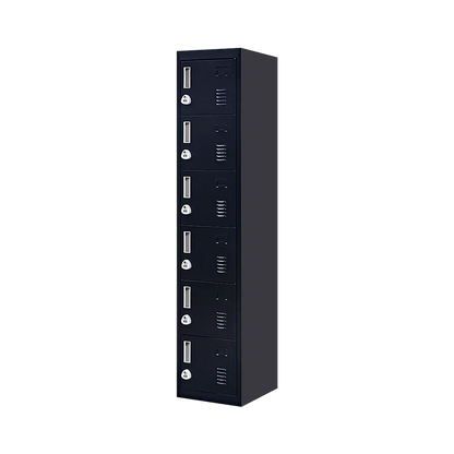 6-Door Locker for Office Gym Shed School Home Storage - Mekamart Australia