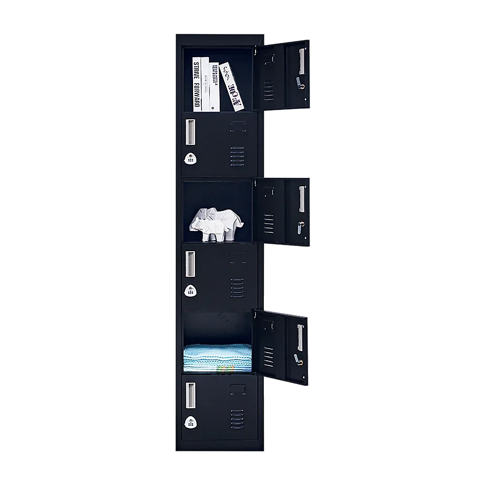 6-Door Locker for Office Gym Shed School Home Storage - Mekamart Australia