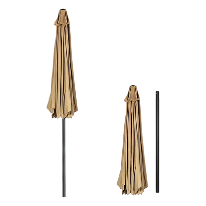 9FT Patio Umbrella Outdoor Garden Table Umbrella with 8 Sturdy Ribs - Mekamart Australia