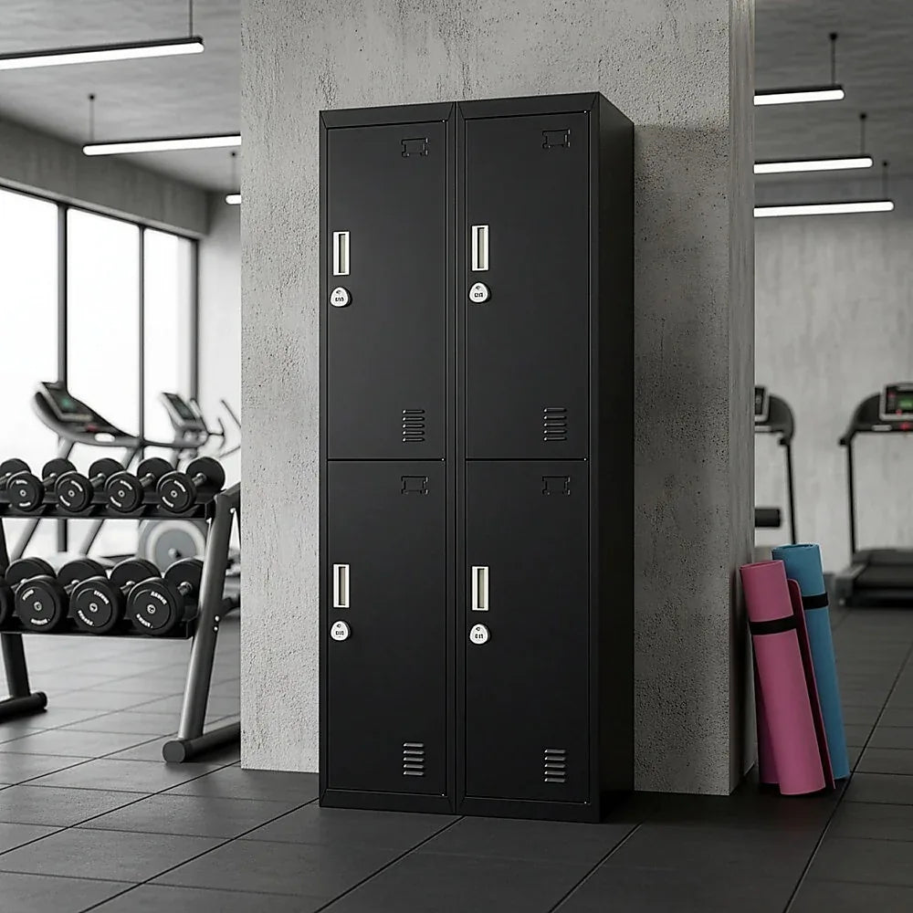 Four-Door Office Gym Shed Storage Locker - Mekamart Australia