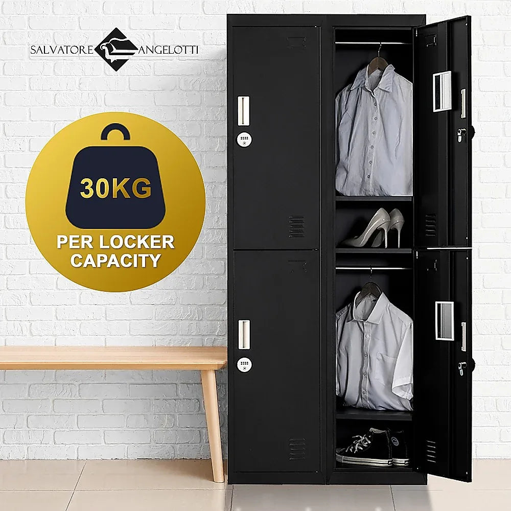 Four-Door Office Gym Shed Storage Locker - Mekamart Australia