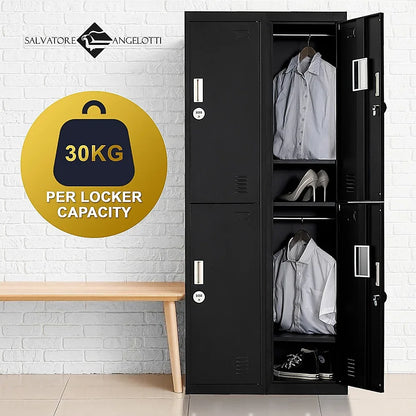 Four-Door Office Gym Shed Storage Locker - Mekamart Australia