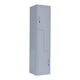 Grey Two-Door L-shaped Office Gym Shed Storage Lockers - Mekamart Australia