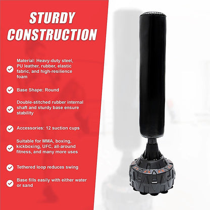 170cm Free Standing Boxing Punching Bag Stand MMA UFC Kick Fitness