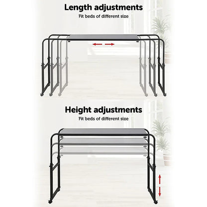 Overbed Table Work Laptop Desk with Wheels - Mekamart Australia