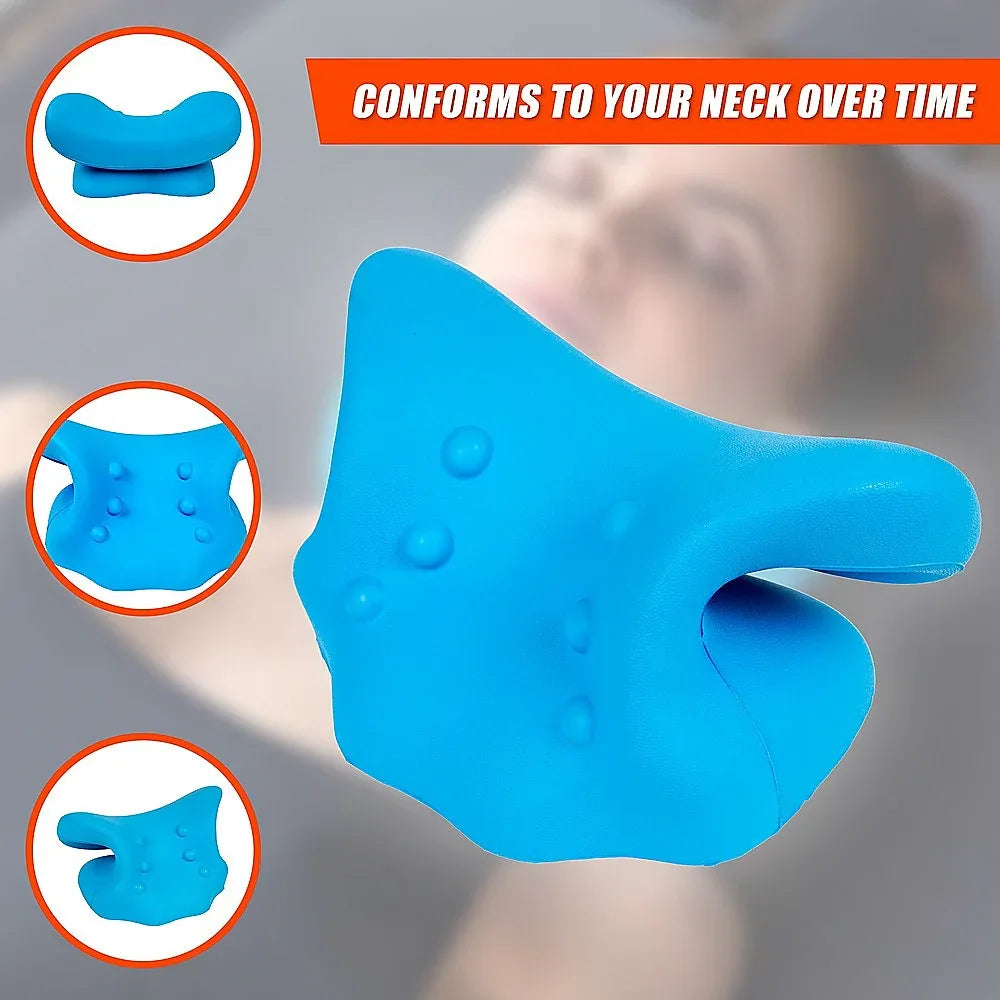 Neck Traction Pillow Rest Cloud Support Neck Stretcher - Mekamart Australia