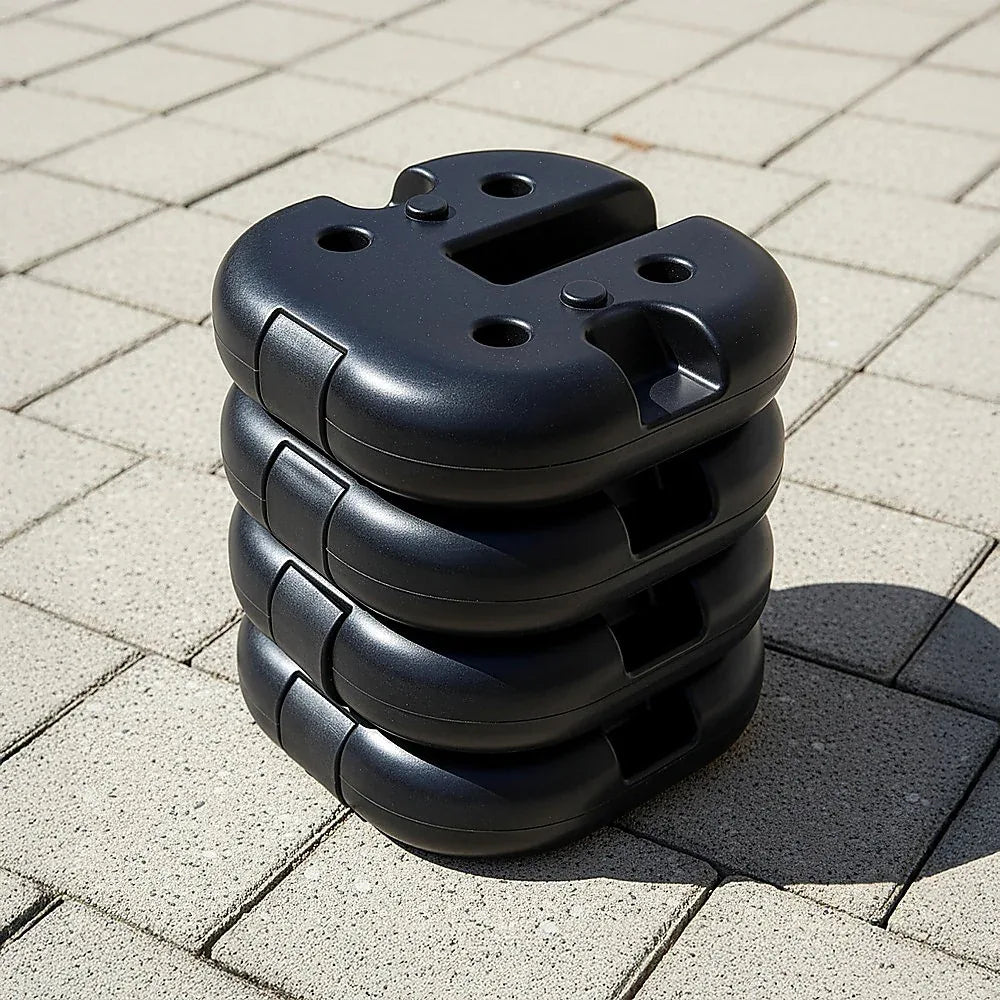 4pcs Outdoor Canopy Tent Leg Weights Anchor Stand Heavy Duty Gazebo Discs Base - Mekamart Australia